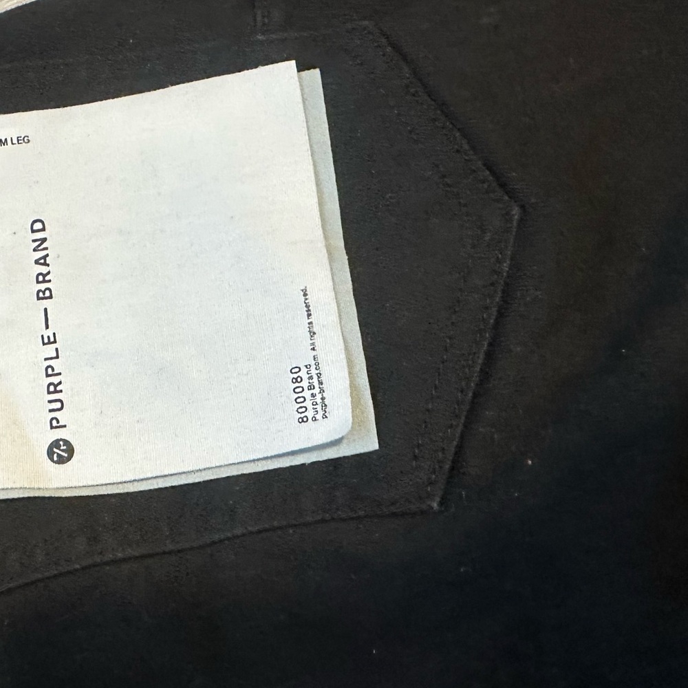 Purple Brand Men's Slim Black Jeans